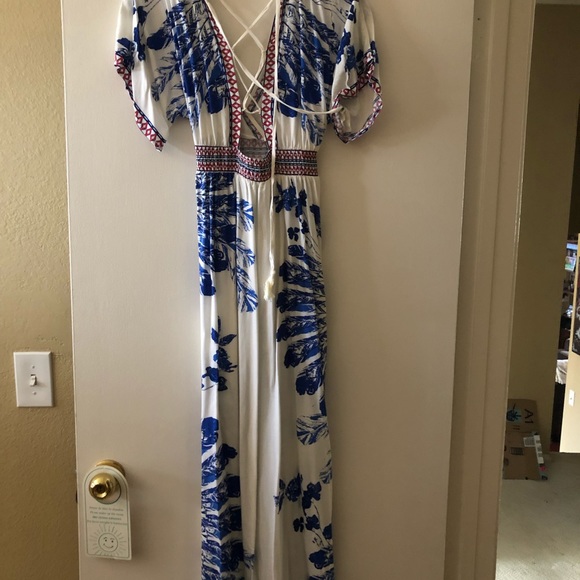 Long Multi Color Dress - Picture 3 of 4